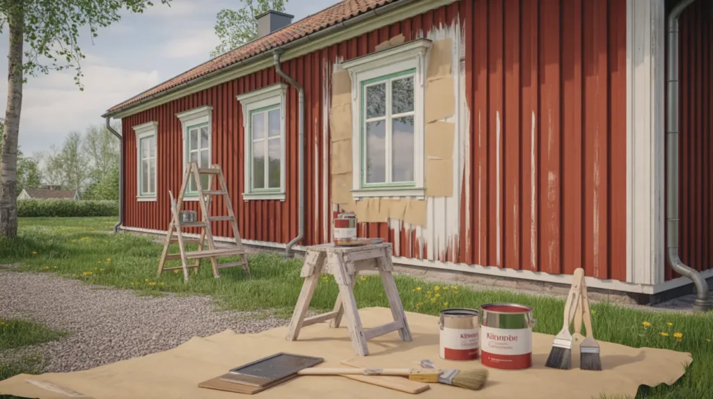 fasadm lning i maj r tt temperatur f rarbete f rgval och kostnad med rot avdrag