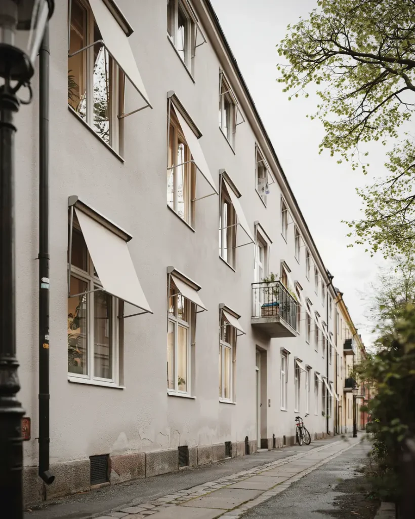 komplett solskydd med markiser och persienner i stadshagen kungsholmen